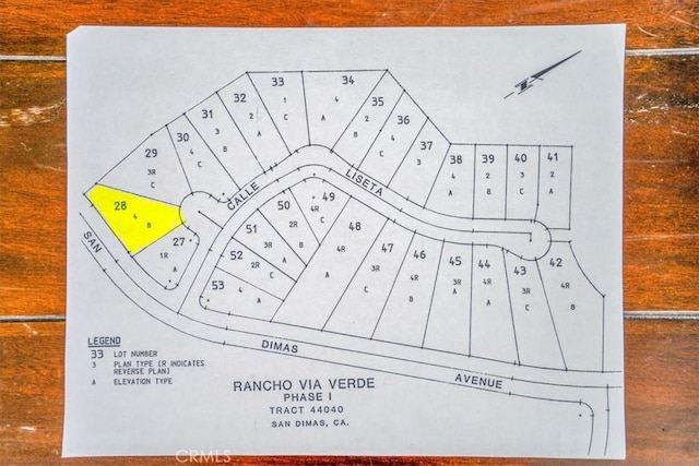2279 Calle Liseta, San Dimas, CA 91773 - parcel map