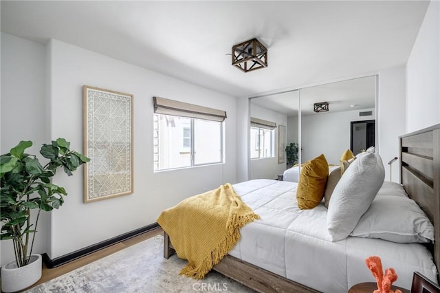 446 W Stocker St Unit 11, Glendale, CA 91202 - bedroom with wood finished floors and a closet