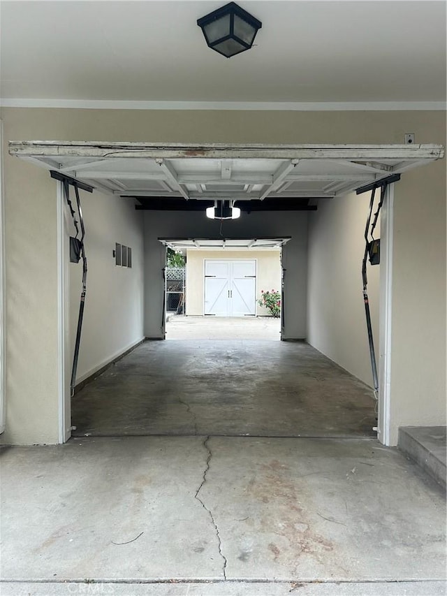 3275 N D St, San Bernardino, CA 92405 - garage featuring a garage door opener