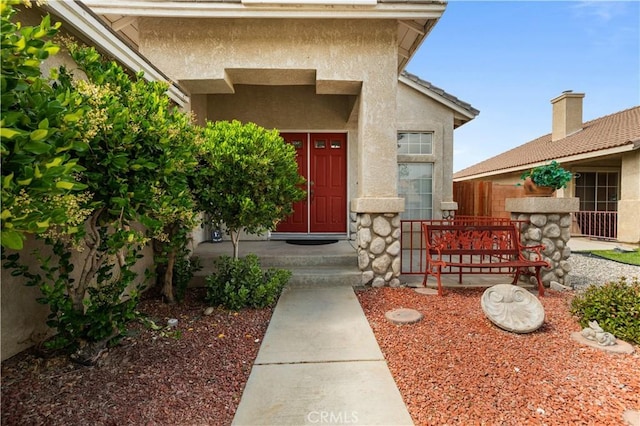 3065 Conestoga Canyon Rd, Palmdale, CA 93550 - property entrance featuring stucco siding