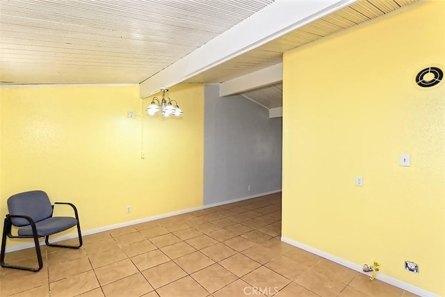 15521 Heartsease Ln, Victorville, CA 92395 - unfurnished room featuring light tile patterned flooring and baseboards