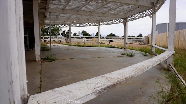 9322 Candlelight St, Apple Valley, CA 92308 - view of patio with a pergola