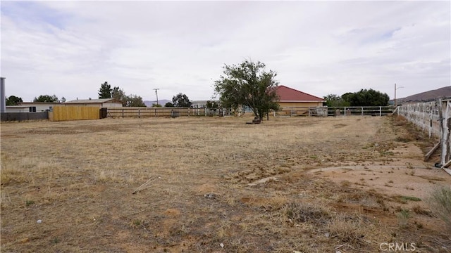 9322 Candlelight St, Apple Valley, CA 92308 - view of yard with a view of countryside