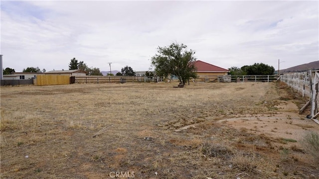 9322 Candlelight St, Apple Valley, CA 92308 - view of yard featuring a view of countryside