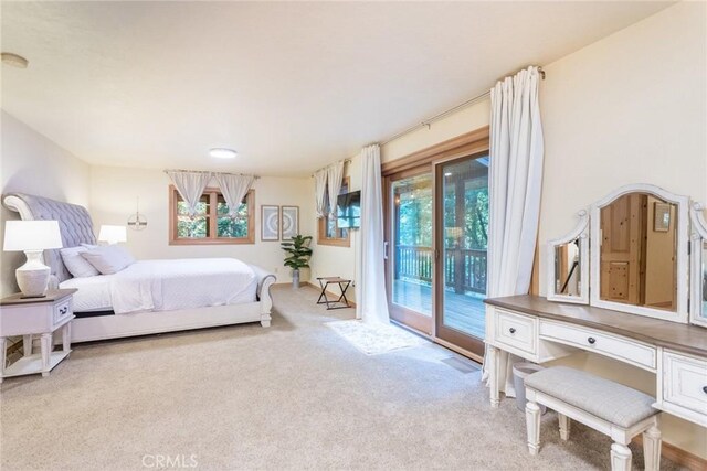 1900 Maple Dr, Weed, CA 96094 - bedroom featuring access to outside and carpet