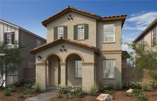 16017 E Preserve Loop, Chino, CA 91708 - view of front of house featuring stucco siding and a tile roof