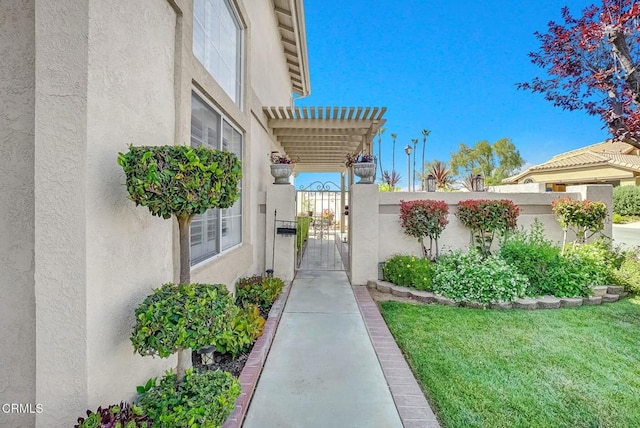 885 Oakland Hills Dr, Banning, CA 92220 - view of yard with a gate