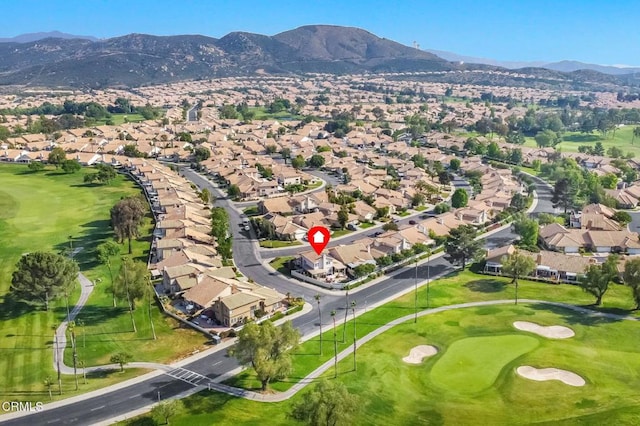 885 Oakland Hills Dr, Banning, CA 92220 - view of property location featuring mountains, nearby suburban area, and a local golf course