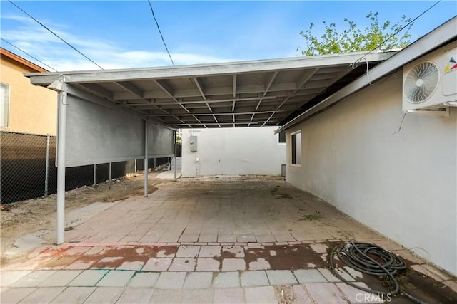 605 E Fredricks St, Barstow, CA 92311 - view of parking / parking lot with an attached carport
