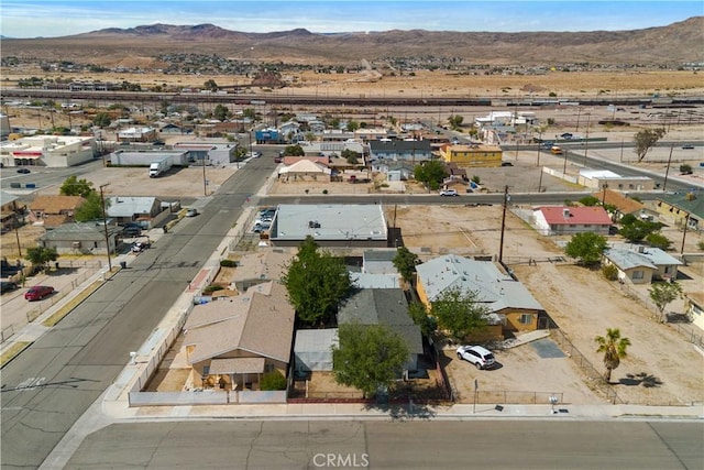 605 E Fredricks St, Barstow, CA 92311 - aerial view of residential area featuring a mountainous background