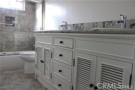 1679 N 2nd Ave, Upland, CA 91784 - full bath with double vanity and combined bath / shower with glass door