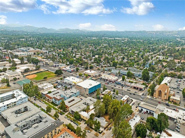 7049 Vassar Ave, Canoga Park, CA 91303 - aerial view of a mountainous background