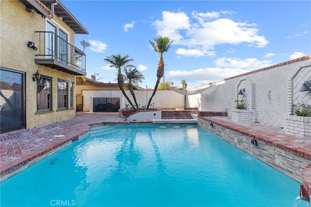 5144 Meadow Wood Ave, Lakewood, CA 90712 - view of swimming pool with a fenced backyard and a patio area