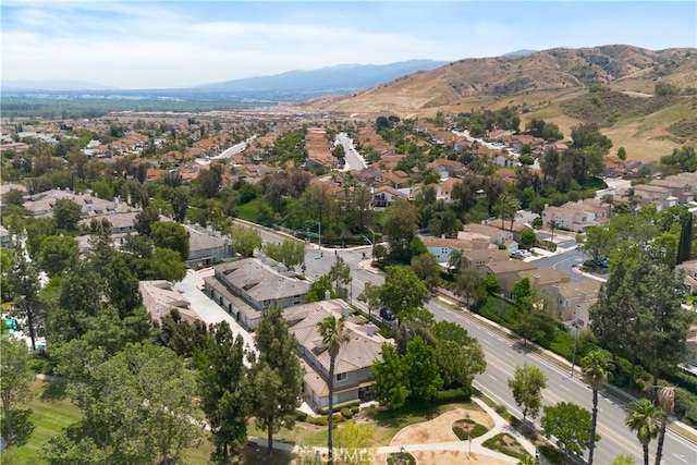 6375 Woodrow Ct Unit 3, Chino Hills, CA 91709 - aerial view of property and surrounding area with nearby suburban area and a mountain backdrop