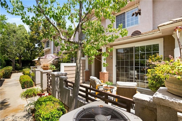 6375 Woodrow Ct Unit 3, Chino Hills, CA 91709 - balcony featuring central AC and an outdoor living space