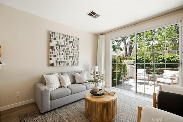6375 Woodrow Ct Unit 3, Chino Hills, CA 91709 - living area with wood finished floors and baseboards