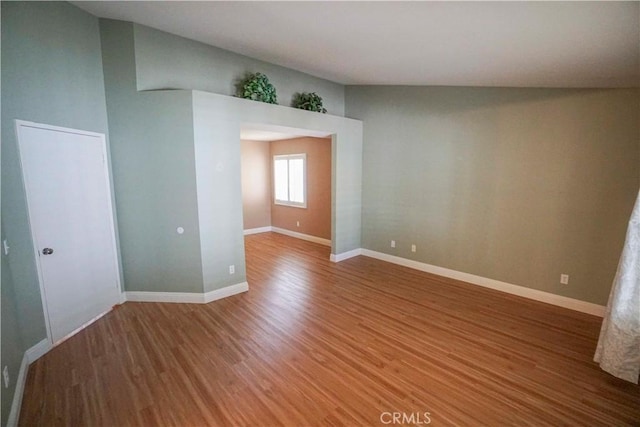 14194 De Sota Dr, Victorville, CA 92392 - empty room featuring wood finished floors and baseboards