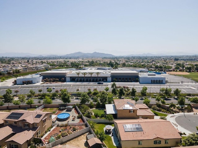24802 Sandy Trail Pl, Menifee, CA 92584 - aerial view of residential area featuring a mountain backdrop