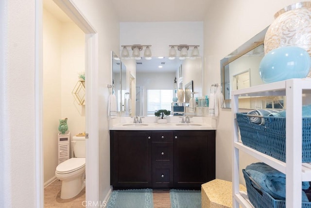 24802 Sandy Trail Pl, Menifee, CA 92584 - bathroom with toilet and double vanity