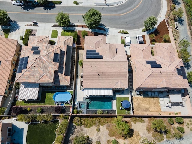 24802 Sandy Trail Pl, Menifee, CA 92584 - drone / aerial view of a pool
