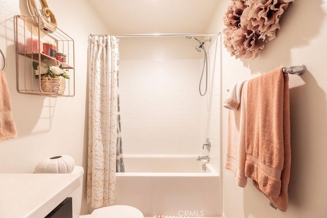24802 Sandy Trail Pl, Menifee, CA 92584 - bathroom with vanity and shower / bath combo