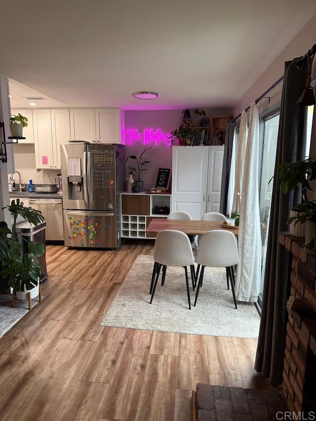 25675 Via Del Rey, San Juan Capistrano, CA 92675 - dining area featuring light wood-type flooring