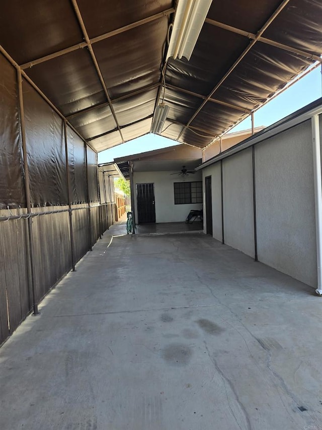 704 S H St, Imperial, CA 92251 - garage featuring ceiling fan
