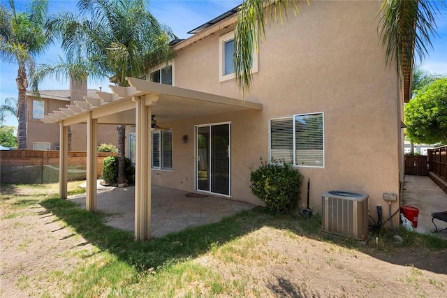 39766 Pinedale Way, Murrieta, CA 92562 - rear view of house with stucco siding, a patio, and a fenced backyard
