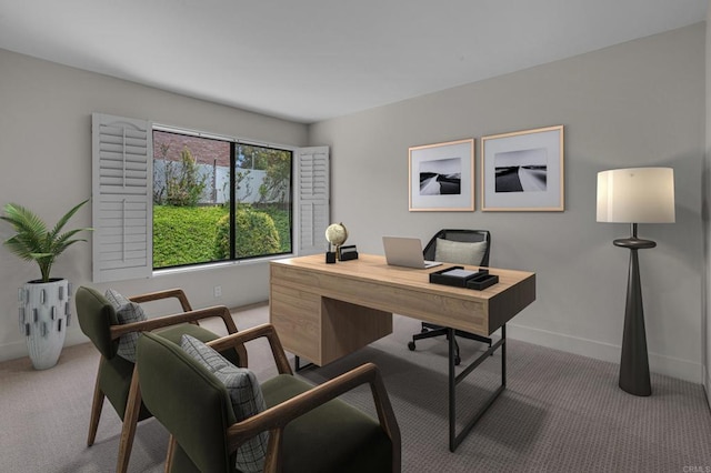 22 Seaview Dr S, Rolling Hills Estates, CA 90274 - office area with carpet flooring and baseboards