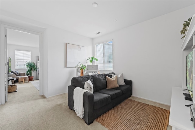 2851 Menorca Cir, Corona, CA 92881 - living room with light colored carpet and baseboards