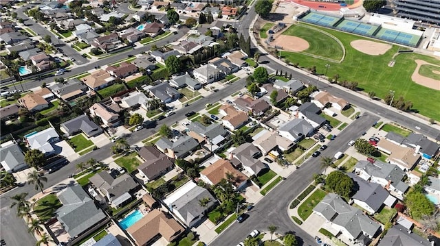 19378 Fadden St, Rowland Heights, CA 91748 - aerial view of property and surrounding area featuring nearby suburban area