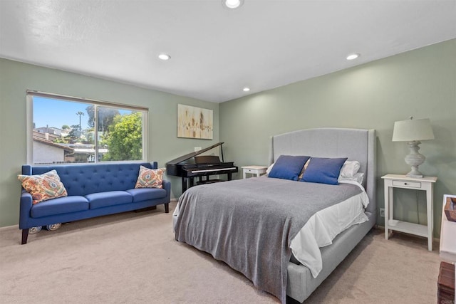 2528 Windmill View Rd, El Cajon, CA 92020 - bedroom with carpet floors, recessed lighting, and baseboards