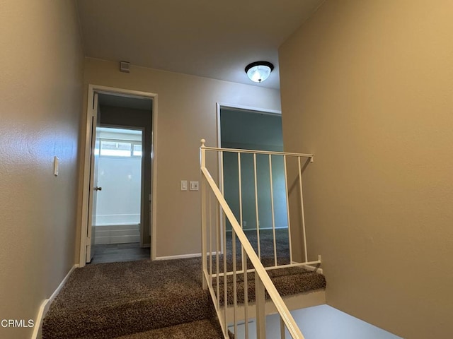 1797 E Avenida De Las Flores, Thousand Oaks, CA 91362 - stairway featuring carpet flooring and baseboards