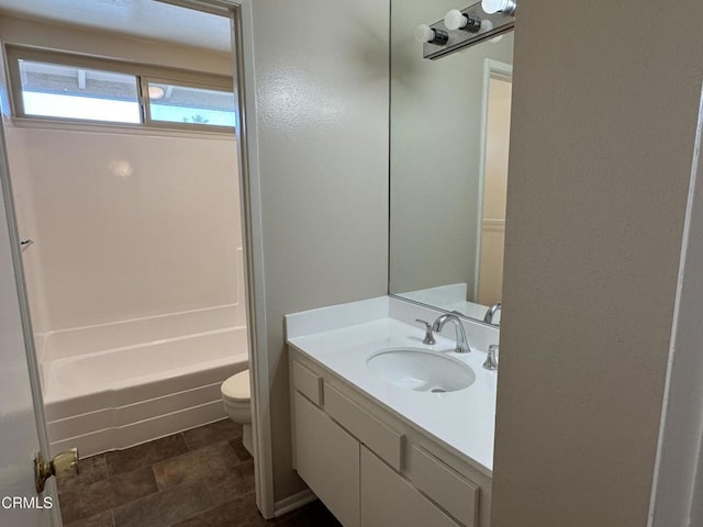 1797 E Avenida De Las Flores, Thousand Oaks, CA 91362 - bathroom with toilet, vanity, and  shower combination