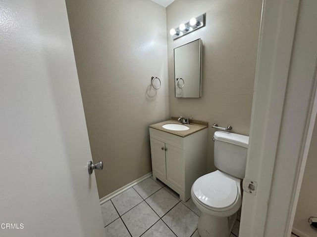 1797 E Avenida De Las Flores, Thousand Oaks, CA 91362 - half bathroom featuring vanity, toilet, and tile patterned flooring