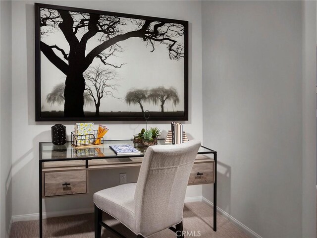 35390 Garcia St, Beaumont, CA 92223 - office with baseboards and built in study area