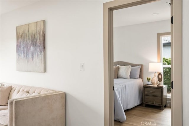 5161 E 27th St, Long Beach, CA 90815 - bedroom with light wood-style flooring