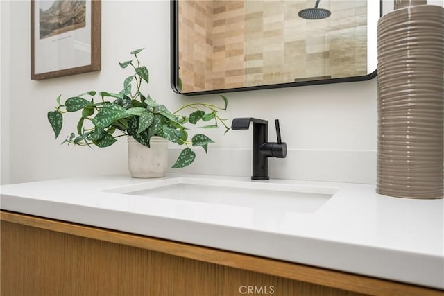 5161 E 27th St, Long Beach, CA 90815 - bathroom view of vanity and a tile shower