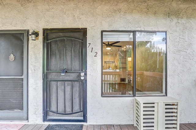 6362 Rancho Mission Rd Unit 712, San Diego, CA 92108 - doorway to property with stucco siding