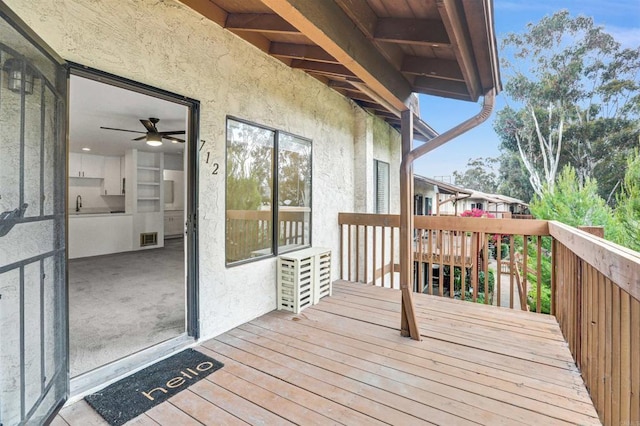 6362 Rancho Mission Rd Unit 712, San Diego, CA 92108 - view of wooden deck