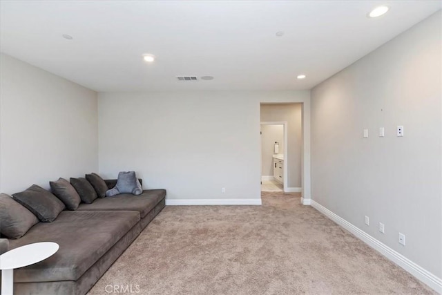11313 Atlas Ct, Corona, CA 92883 - living room featuring recessed lighting and light colored carpet