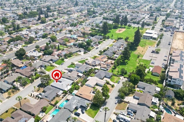344 E Reed St, Covina, CA 91723 - aerial view of property and surrounding area featuring nearby suburban area