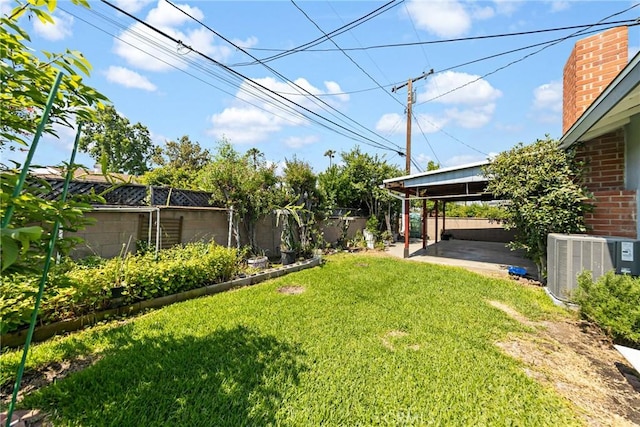 344 E Reed St, Covina, CA 91723 - view of yard with a patio area and central AC