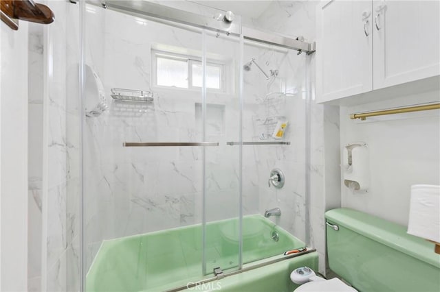 344 E Reed St, Covina, CA 91723 - full bathroom with bath / shower combo with glass door and toilet