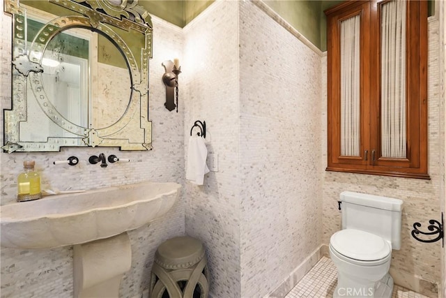 755 Carriage House Dr, Arcadia, CA 91006 - bathroom with tile patterned floors and toilet