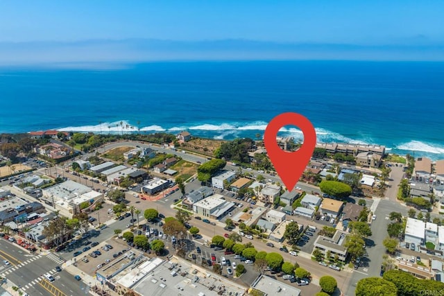 102733 3rd St, Encinitas, CA 92024 - aerial view of property and surrounding area featuring a nearby body of water