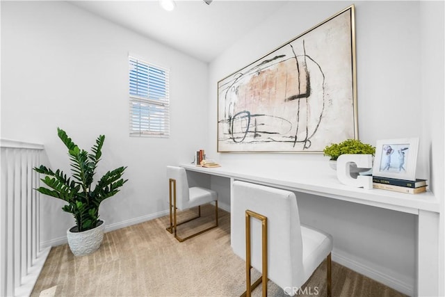 333 Calle Elegante, Lake Forest, CA 92630 - home office with built in desk, light colored carpet, and baseboards