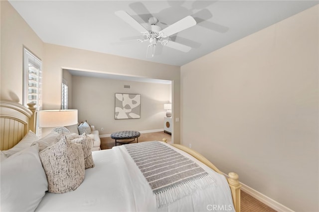 21 Corte Lomas Verdes, San Clemente, CA 92673 - carpeted bedroom featuring baseboards and a ceiling fan