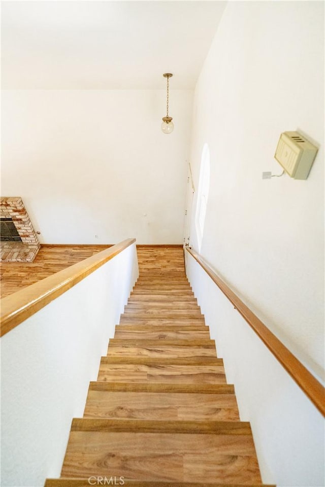 3117 Andre Ln, Turlock, CA 95382 - stairs featuring wood finished floors