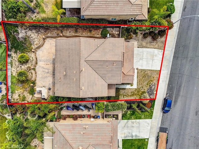 46186 Via Ln, Tranquila, Temecula, CA 92592 - view of property location featuring property parcel outlined